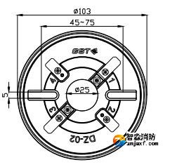 海灣JTY-GD-G3點型光電感煙火災探測器（煙感）