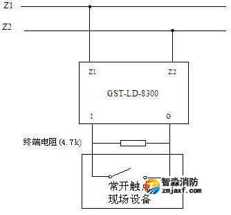 模塊與具有常開無源觸點(diǎn)的現(xiàn)場(chǎng)設(shè)備連接方法